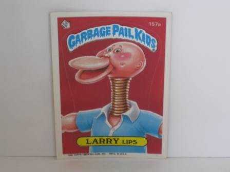 157a LARRY Lips 1986 Topps Garbage Pail Kids Card